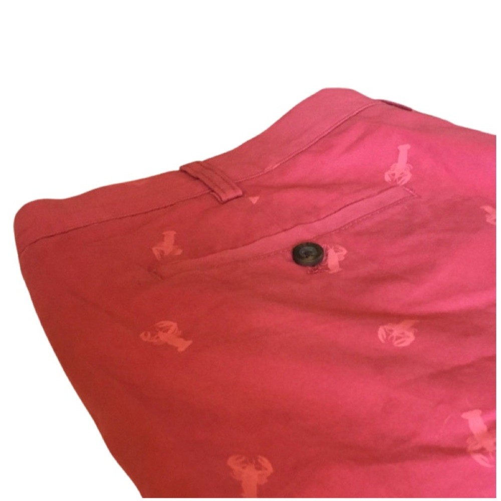Men’s Coral Lobster Design Shorts Size 40 Golf Barbecue Beach Seafood Cookout